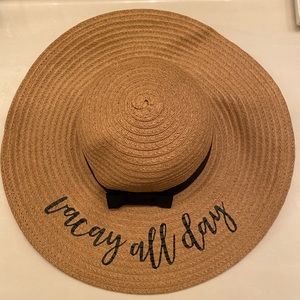 “Vacay All Day” Wide Brim Sun Hat 🏖